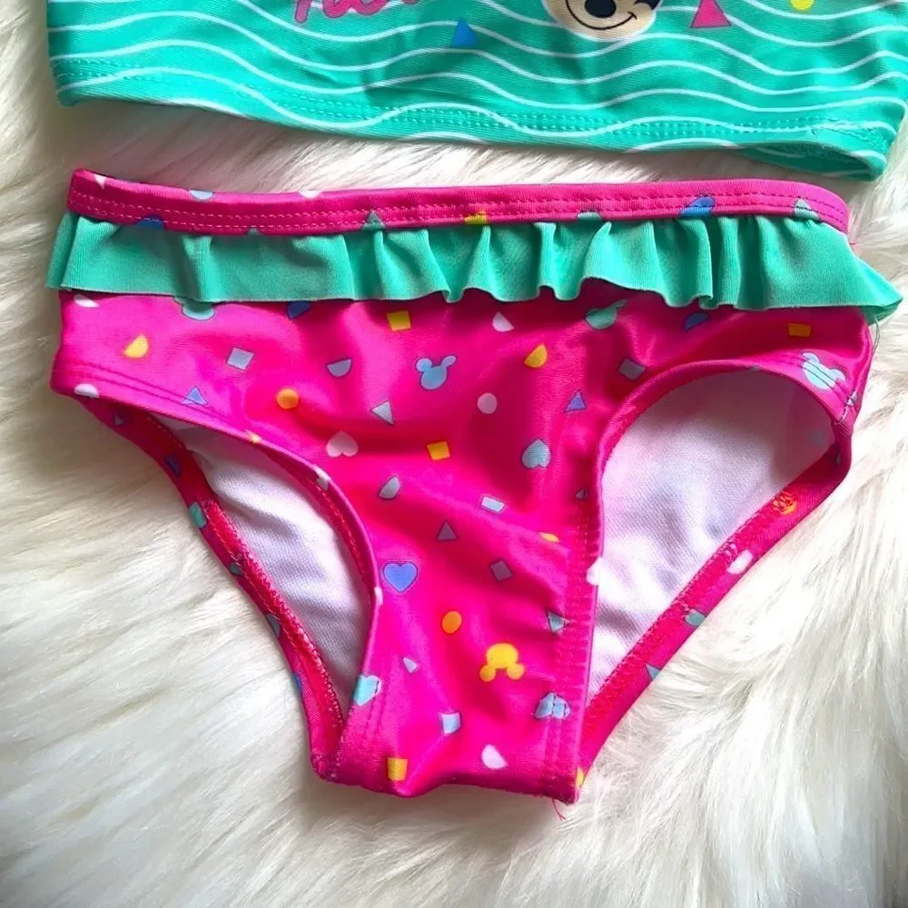 Disney Baby Minnie Mouse 2-pc Swimwear Sz 24M